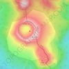 Mt. Shinmoe topographic map, elevation, terrain
