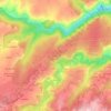 Les Matrons topographic map, elevation, terrain