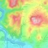 Naves topographic map, elevation, terrain