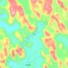 Lasi topographic map, elevation, terrain