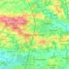 Haywards Heath topographic map, elevation, terrain