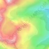 La Gardette topographic map, elevation, terrain