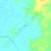 Cenrana topographic map, elevation, terrain