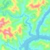 舌坡 topographic map, elevation, terrain