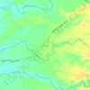 Marbel topographic map, elevation, terrain