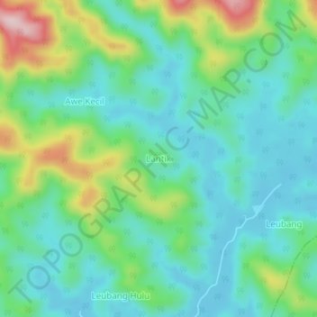 Lantik topographic map, elevation, terrain