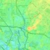 Kampung Puah Seberang topographic map, elevation, terrain