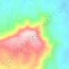 Mount George topographic map, elevation, terrain