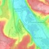 Lalonde topographic map, elevation, terrain