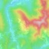 Polverara topographic map, elevation, terrain