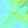 Ujong Tanoh Darat topographic map, elevation, terrain