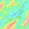 Luang Prabang topographic map, elevation, terrain
