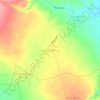Colonia Delicias topographic map, elevation, terrain