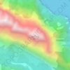 Mitre Peak topographic map, elevation, terrain