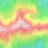 Chopok topographic map, elevation, terrain