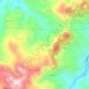Harmandalı topographic map, elevation, terrain