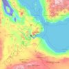 Tadjourah topographic map, elevation, terrain