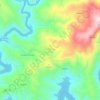 Portela do Fojo topographic map, elevation, terrain
