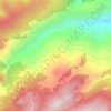 Hanyatak topographic map, elevation, terrain