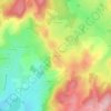 La Villaine topographic map, elevation, terrain