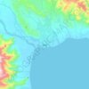 Lae topographic map, elevation, terrain