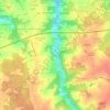 Jaunay topographic map, elevation, terrain