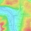 Oedelsheim topographic map, elevation, terrain