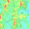 Baekto-ri topographic map, elevation, terrain