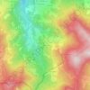 Valdirosa topographic map, elevation, terrain