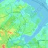 Yishun topographic map, elevation, terrain