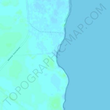 Puerto Bravo topographic map, elevation, terrain