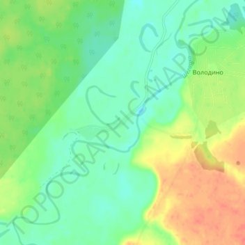 Старосайнаково topographic map, elevation, terrain