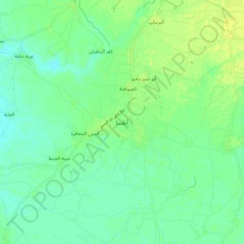 Itsa topographic map, elevation, terrain