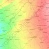 Firozpur topographic map, elevation, terrain