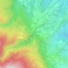 Bocca di Valle topographic map, elevation, terrain