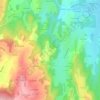 Le Pic topographic map, elevation, terrain