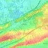 Gelrode topographic map, elevation, terrain