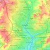 Bulwell topographic map, elevation, terrain