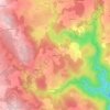 Sentenac topographic map, elevation, terrain