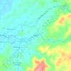 Timan topographic map, elevation, terrain