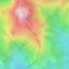 禾秧山 topographic map, elevation, terrain