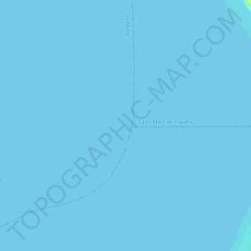Lac La Motte topographic map, elevation, terrain