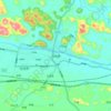 Qingyuan topographic map, elevation, terrain
