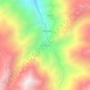 Anchicha topographic map, elevation, terrain
