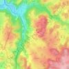 Saint-Hilaire topographic map, elevation, terrain