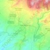 Tetela del Volcán topographic map, elevation, terrain