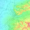 Oradea topographic map, elevation, terrain