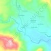 Muyuna topographic map, elevation, terrain