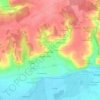 Chenillé topographic map, elevation, terrain