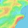 Penfrat topographic map, elevation, terrain